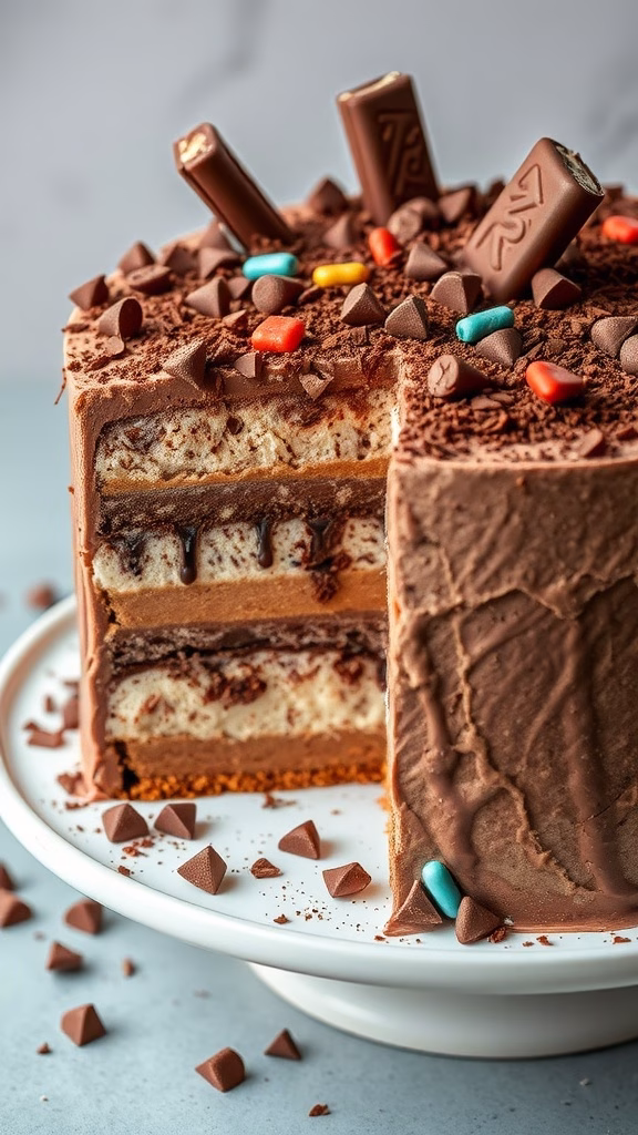 kit kat ice cream cake 1