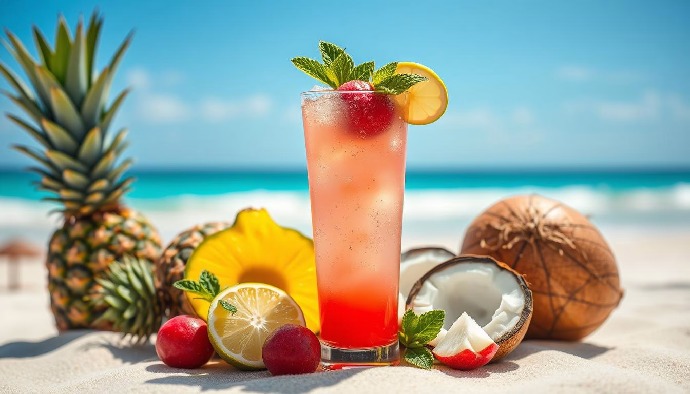 lychee mocktail recipe