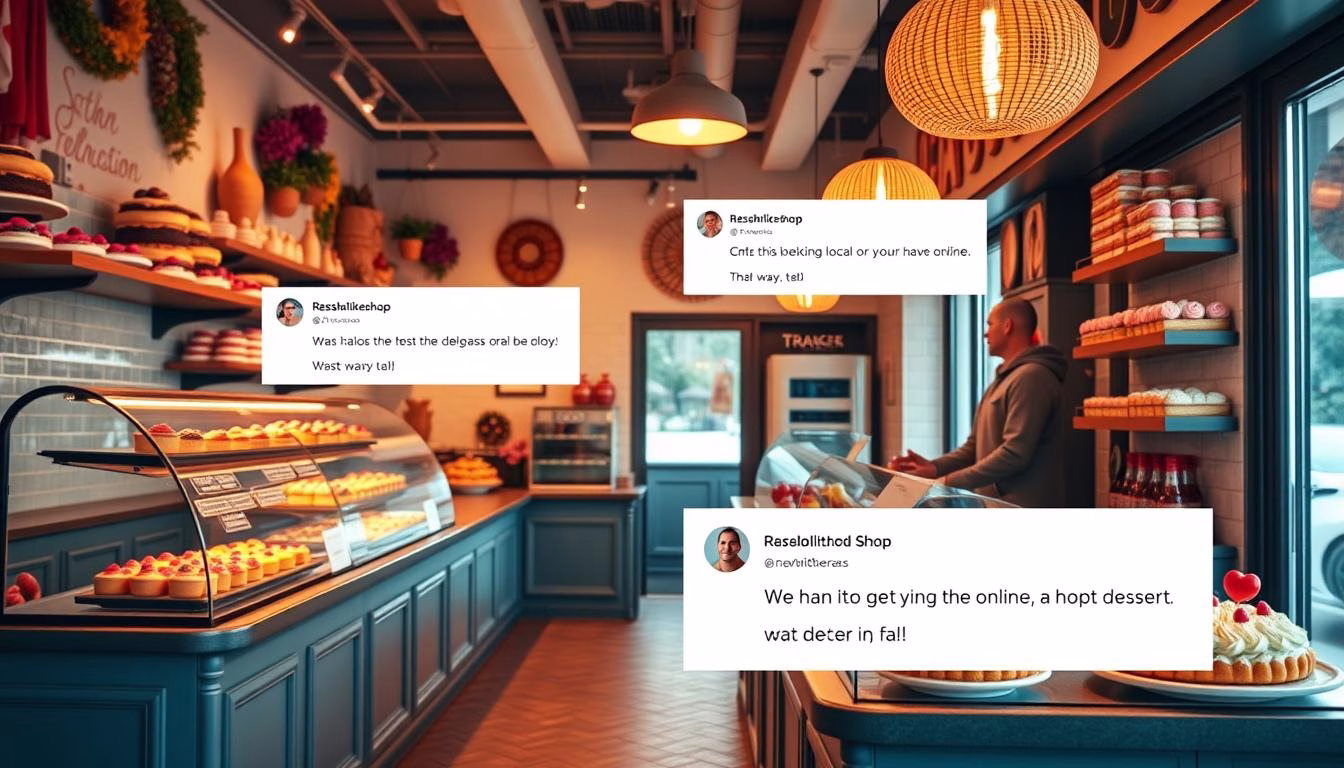 online presence for dessert business
