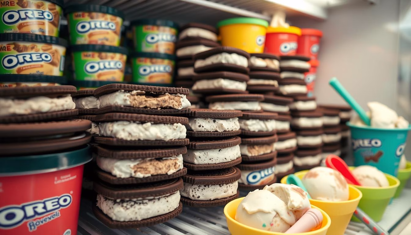 oreo ice cream sandwich storage
