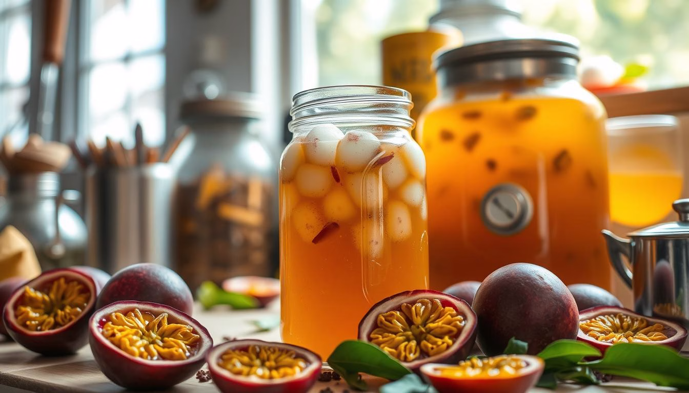 passion fruit kombucha recipe