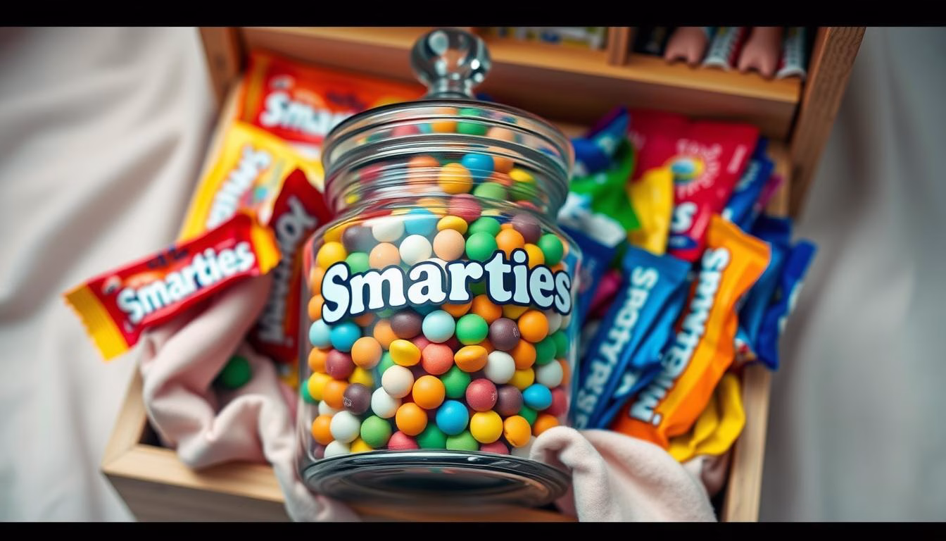smarties candy storage