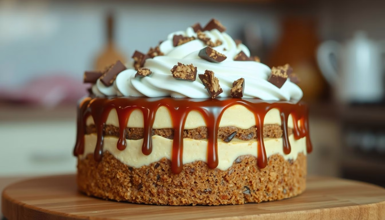 twix inspired dessert