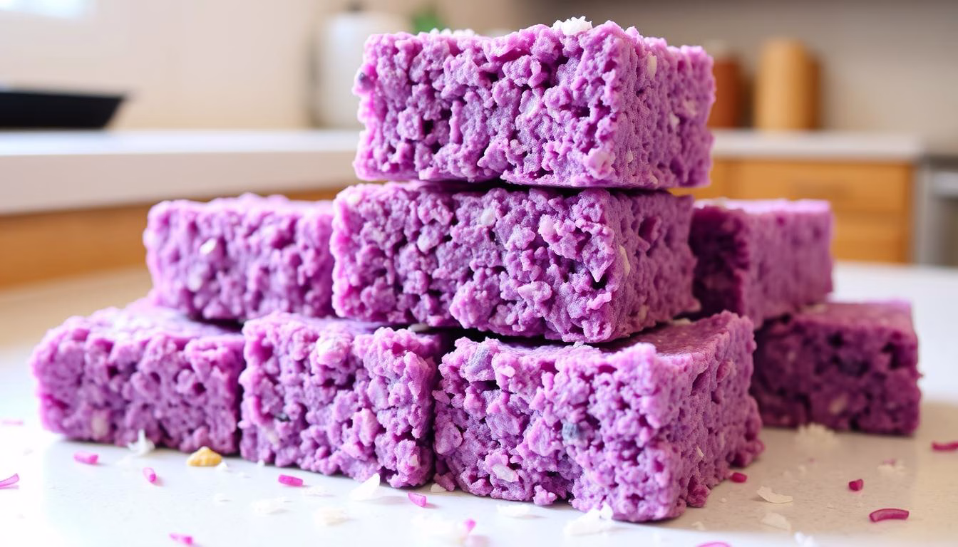 ube rice krispies