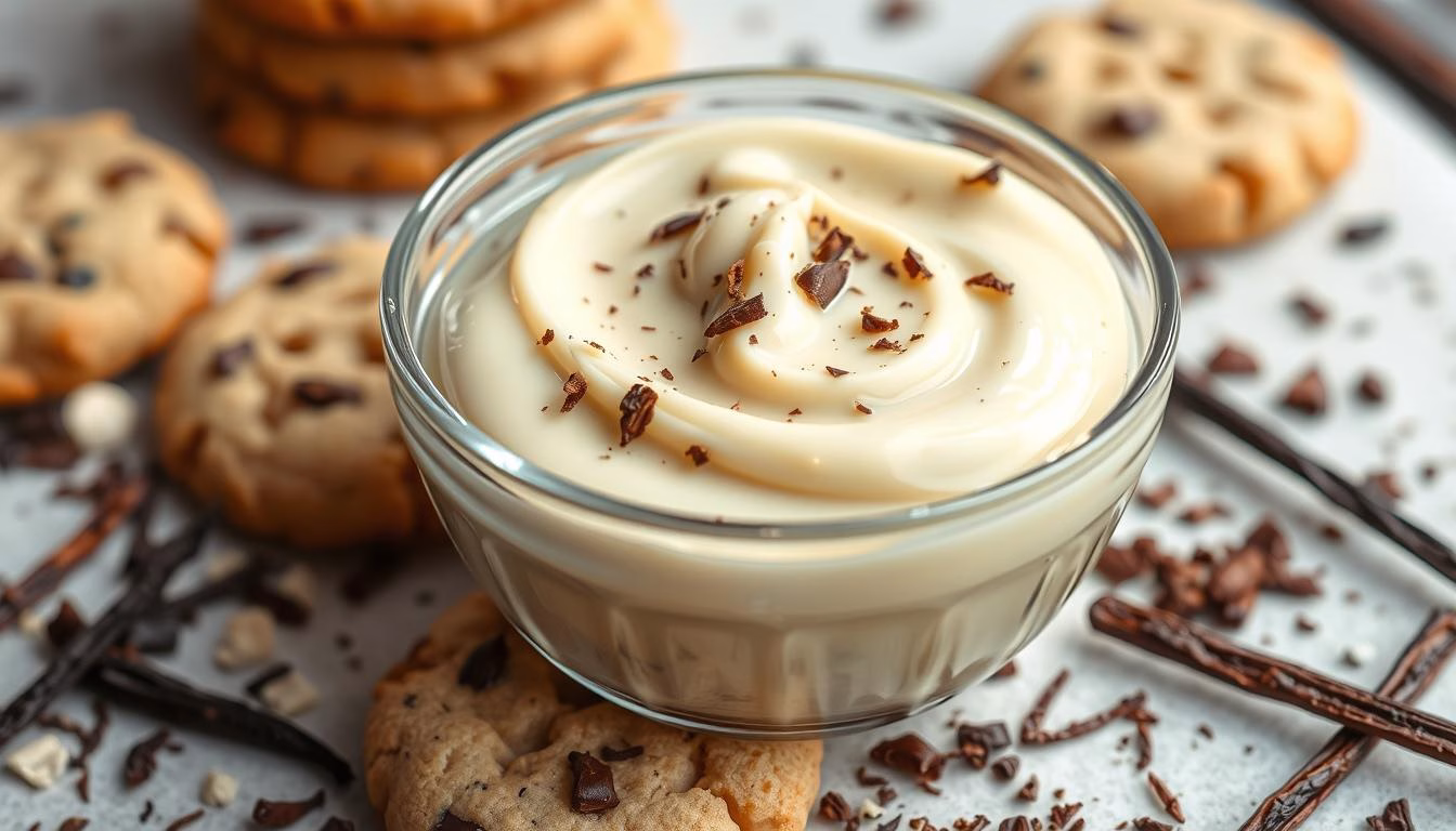 vanilla bean ganache for cookies