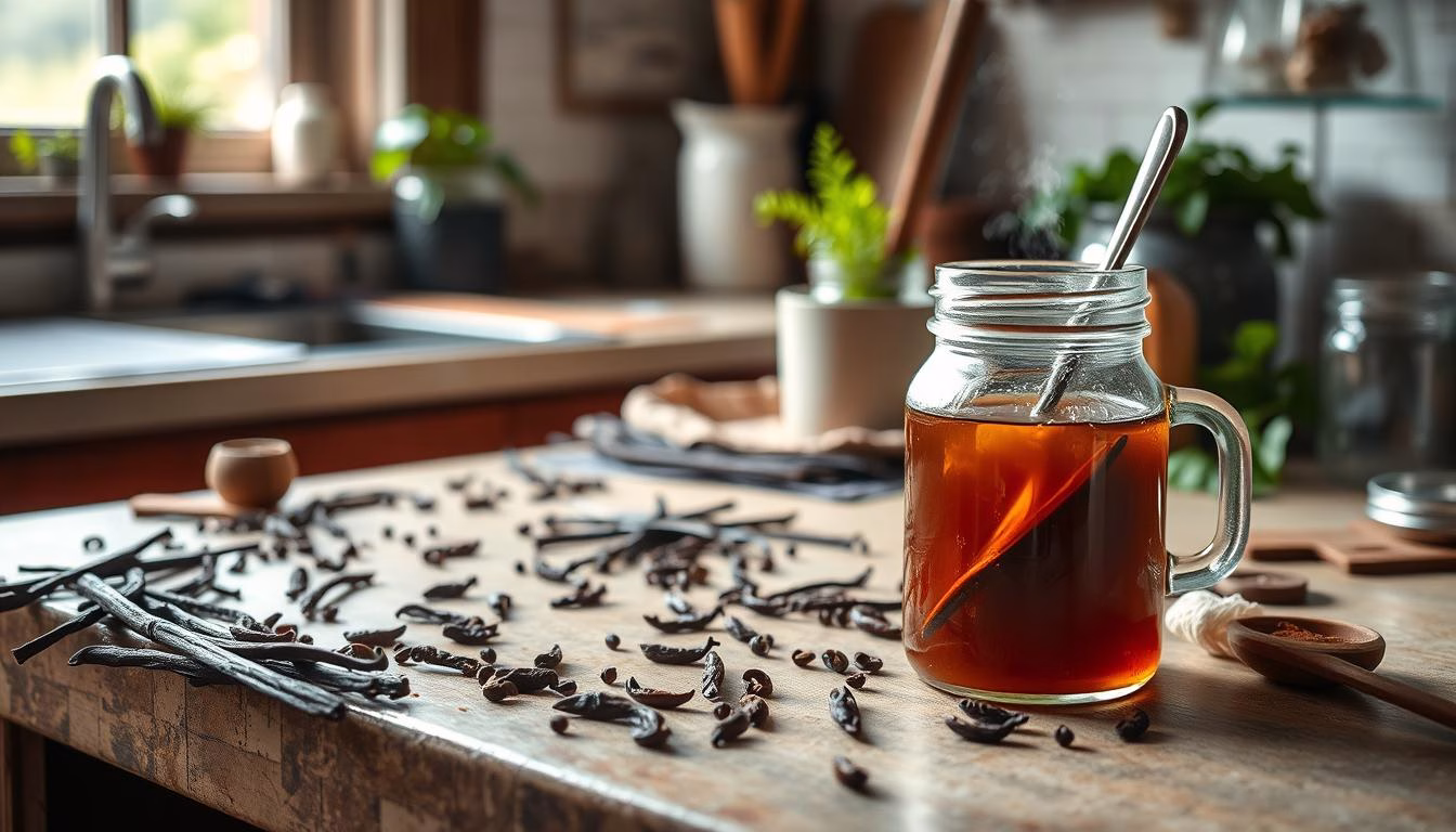 vanilla bean syrup from scratch