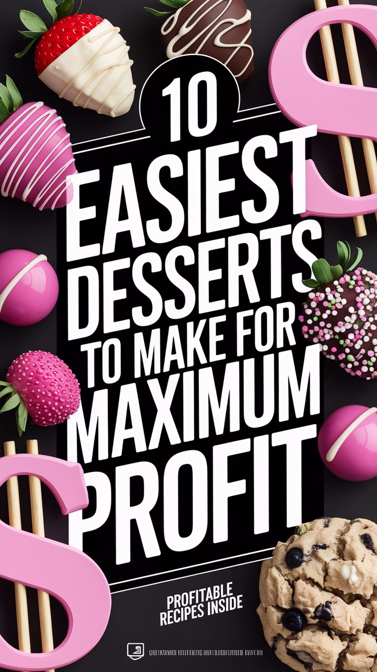 10 Easiest Desserts to Make for Maximum Profit