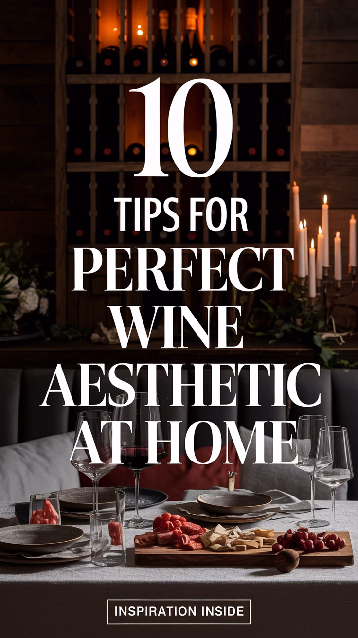 10 Tips for Crafting the Perfect Wine Aesthetic at Home