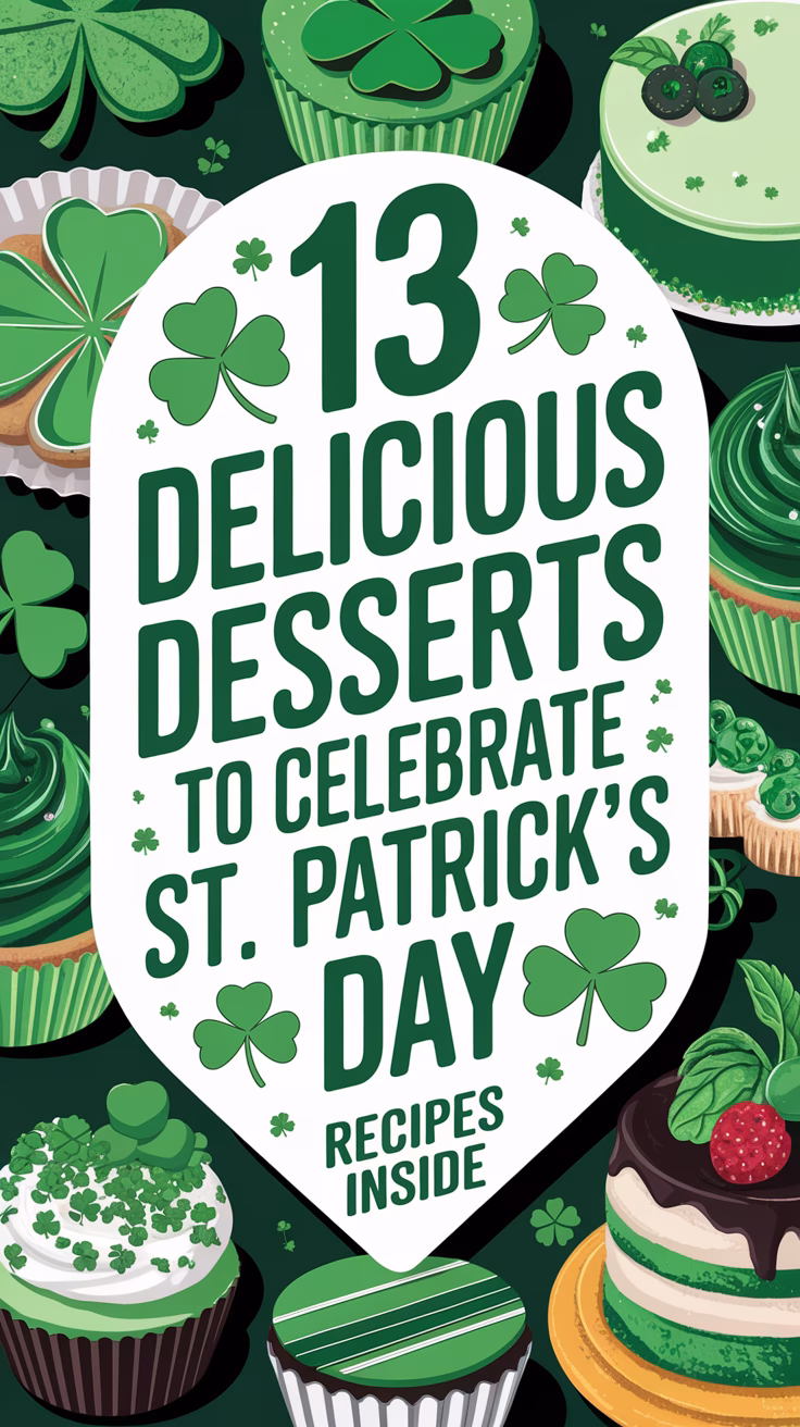 13 Delicious Desserts to Celebrate St. Patrick's Day
