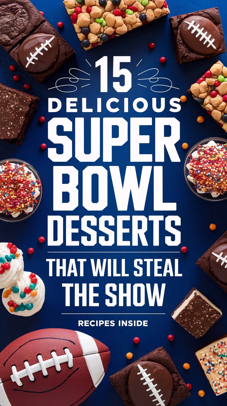 15 Delicious Super Bowl Desserts That Will Steal the Show