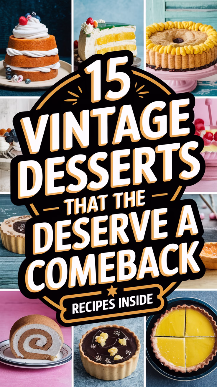 15 Vintage Desserts That Deserve a Comeback