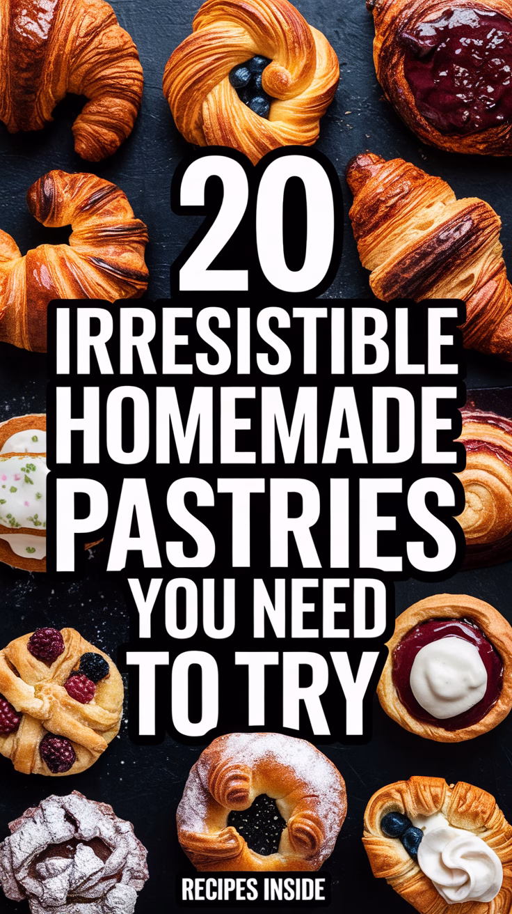 20 Irresistible Homemade Pastries You Need to Try