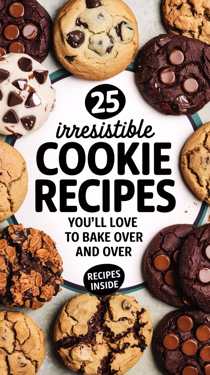 25 Irresistible Cookie Recipes You’ll Love to Bake Over and Over