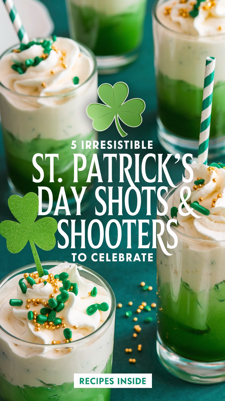 5 Irresistible St. Patrick’s Day Shots and Shooters to Celebrate
