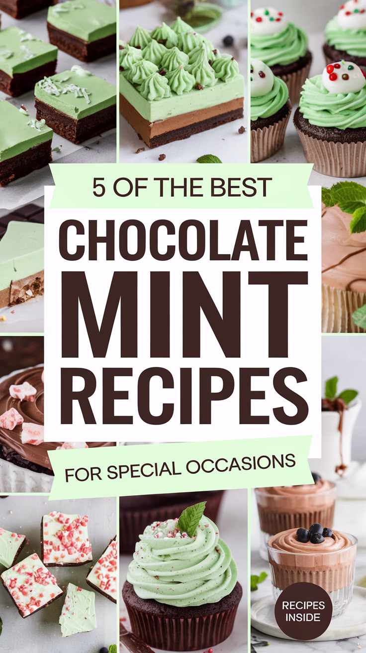 5 Of The Best Chocolate Mint Recipes for Special Occasions
