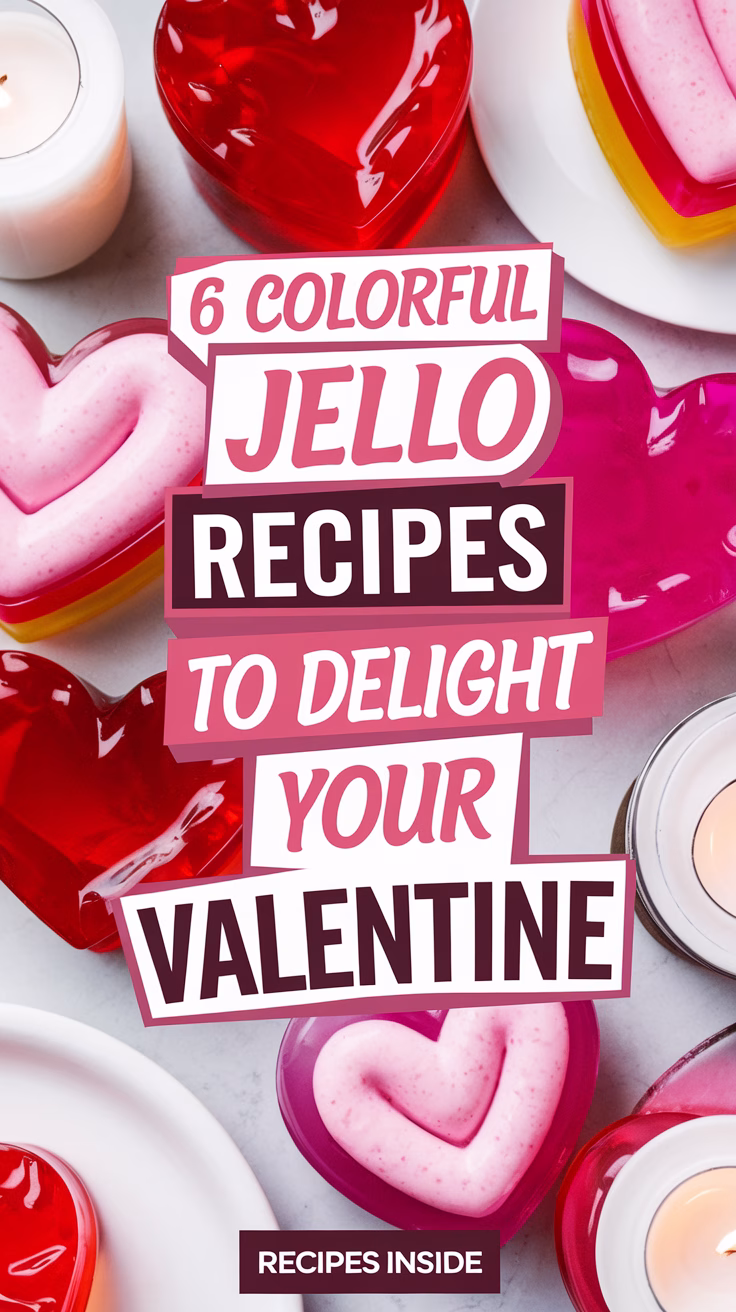 6 Colorful Jello Recipes to Delight Your Valentine