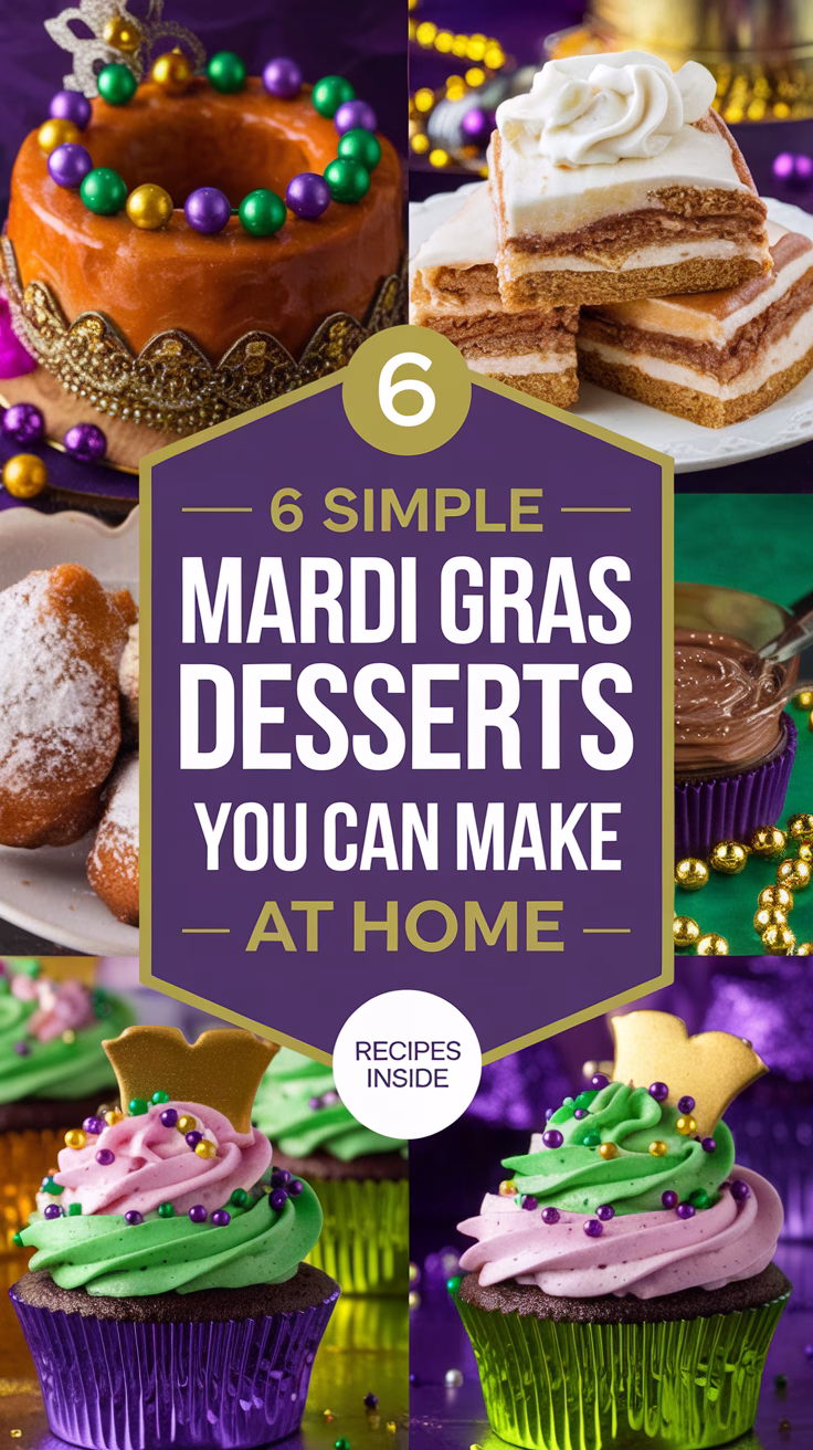 6 Simple Mardi Gras Desserts You Can Make at Home