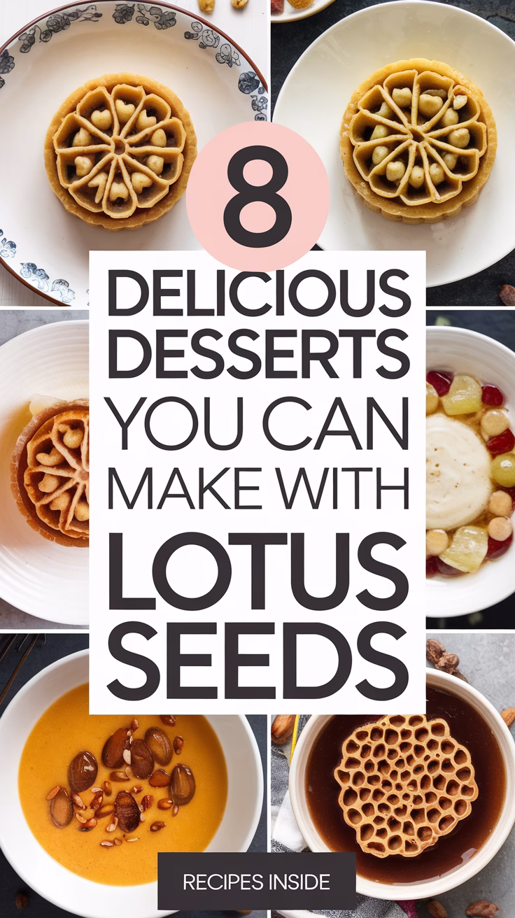 8 Delicious Desserts You Can Make with Lotus Seeds