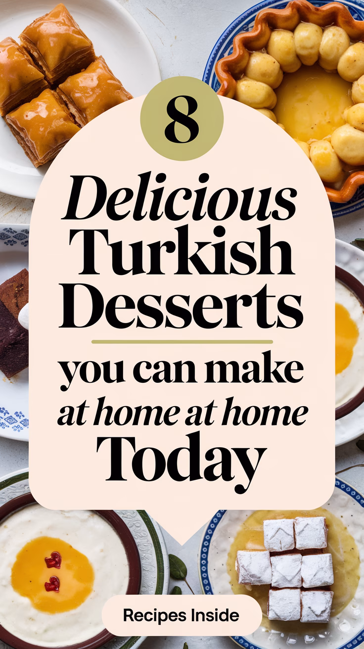 8 Delicious Turkish Desserts You Can Make at Home Today