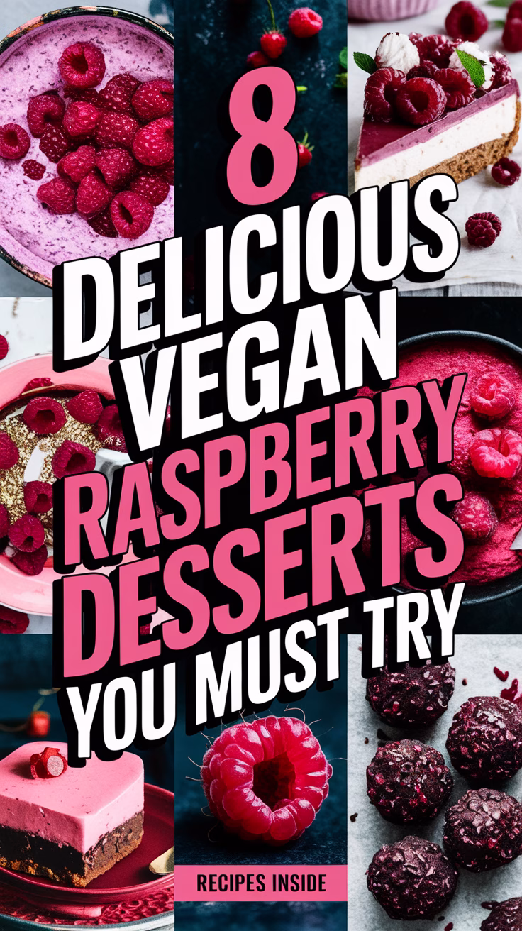 8 Delicious Vegan Raspberry Desserts You Must Try