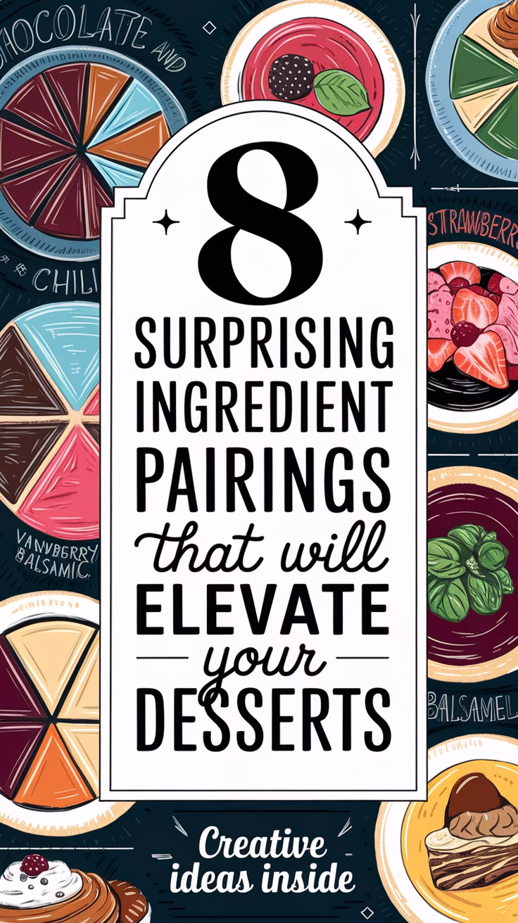 8 Surprising Ingredient Pairings That Will Elevate Your Desserts