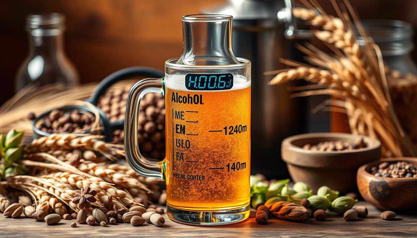 Alcohol content in home brewed beer