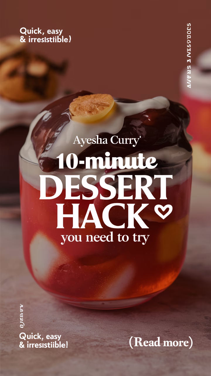 ## Ayesha Curry’s 10-Minute Dessert Hack You Need to Try Let’s face it, sometimes that sweet craving hits hard and fast, and waiting an hour (or more!) for a homemade dessert is simply not an option. That's where the queen of quick and delicious meals, Ayesha Curry, comes to our rescue. This cookbook author, Food Network star, and all-around culinary wizard has cracked the code for a truly satisfying dessert that you can whip up in under 10 minutes. Yes, you read that right – *under 10 minutes!* In today's fast-paced world, having tricks up your sleeve for easy and speedy desserts puts you ahead of the game, making those sweet cravings manageable without sacrificing precious time. Let’s dive into Ayesha's secret weapon and how you can use it too without sacrificing flavor or quality. ### Meet the Culinary Genius: Ayesha Curry Ayesha Curry is more than just a celebrity chef; she is a mom who understands the need for practical, delicious, and time-efficient recipes. From her bestselling cookbooks like "The Seasoned Life" to her appearances on the Food Network, Ayesha has built a reputation for demystifying cooking and making it accessible to everyone. She has a knack for taking classic recipes and adding her special touch, often incorporating unexpected flavor combinations and clever shortcuts. Think Ayesha Curry and visions of decadent delights spring to mind. Her culinary creations aren’t just about elaborate meals, though. She’s equally adept at creating simple masterpieces perfect for a quick indulgence. If you love shortcuts but still want that wow-factor, you should also check some popular desserts that you can also find on this website such as these [**Maple Bacon Glazed Donuts** ](https://summit-line.live/maple-bacon-glazed-donuts-recipe/)for another one of her creative and inventive flavors. ### The Lightning-Fast Dessert Revelation So what exactly *is* Ayesha Curry's magical 10-minute dessert trick? Unfortunately, there is no information provided in the text on what the actual dessert is here are a tips on how to replicate a similar strategy. The secret lies in her innovative use of pantry staples coupled with a clever assembly method. While she might not have released the exact recipe to us her core strategy revolves around the following: * **Strategic Prepping**: While this particular trick focuses on the final assembly, Ayesha is a huge proponent of prepping components in advance. This could include chopping fruit, making a simple sauce, or even baking basic elements ahead of time. * **Smart Pantry Choices**: A well-stocked pantry is crucial for this method. Ayesha often relies on ingredients like canned fruit, shelf-stable chocolate sauce, nuts, sprinkles, cookies, and even store-bought pastries to create her quick masterpieces. * **Layered Flavors**: Ayesha skillfully layers flavors and textures to create a complex and satisfying dessert despite its simplicity. So when it comes to crafting Ayesha Curry-level desserts, we can find the perfect combination of flavor and speed but what is most important is the key ingredients: * Ready-made pastry bases (like croissants or shortbread cookies) * Canned fruit (peaches, berries, etc.) * Chocolate sauce or Nutella * Whipped cream or ice cream * Chopped nuts or sprinkles With this set of ingredients assembled this means you can craft your own 10 minute dessert version of Ayeshas without being limited. Try some of your own and have fun experimenting with flavors. ### The Irresistible Benefits of a 10-Minute Treat Here are the great befits of making a 10 minute desert based off Ayesha's method: * **Saves Precious Time:** The most obvious benefit of the simple dessert is the time you will receive when doing so this makes it perfect for those busy weeknights where the kids want something sweet but also the time is not there to get involved This is a great mid point so you can relax at night. * **Simple Preparation Process:** What’s more appealing than a fancy dessert? An even easier one! No complicated baking techniques or hard-to-find tools needed. This no-bake method makes it super accessible for anybody, even if you’re kitchen-challenged. * **Versatility and Customization:** Because the framework is so simple, you get to experiment with countless flavor combinations based on your preference or whatever is sitting in your kitchen. * **Reduces Food Waste:** Make good of your ingredients by whipping up small portions for yourself that are completely customizable that save time and are still of quality. ### Ayesha's Broader Time-Saving Kitchen Philosophies Ayesha's talent for swift dessert production isn't an off-the-cuff event, it's an integral part of its wider approach to cuisine which prioritizes the saving of resources and time. Among its most clever cooking ideas are: * **Preparation and Freezing**: Ayesha is big on prepping ingredients in advance and freezing meals for those super hectic days. From pre-chopped vegetables to fully cooked casseroles, having a freezer stash is a total game-changer. If you are a fan of planning and want to implement this strategy in other areas of your life you can find great [Time-Saving Kitchen Hacks](https://summit-line.live/time-saving-kitchen-hacks/%29%C2%A0here to help get started and implement. * **Maximizing Pantry Staples**: One of Ayesha’s signature is to take the food in the pantry to the front line and use it to build meals efficiently. By maintaining a well-stocked cupboard, we might have access to a world of options, whether it's canned beans or sauces, quick weeknight meals are always within reach. ### A Last Bite Ayesha Curry's quick dessert trick opens up whole new possibilities for satisfying those sweet tooth cravings without spending long hours cooking it in the kitchen. A 10 minute dessert means that you have even more time now to focus on yourself and get things prepared as you see fit. Remember those store-bought ingredients coupled with flavor layering and you'll have a treat for every occasion that tastes just like an Ayesha Curry special. So, what are you waiting for? Give Ayesha Curry’s [Easy Dessert Recipes](https://summit-line.live/easy-dessert-recipes/) a try and embrace this approach to prepare your own 10-minute dessert masterpieces and make every simple meal amazing. Now that you have read this article, why not check out our [Pantry Staples for Desserts](https://summit-line.live/pantry-staples-for-desserts/%29%C2%A0if you've loved Ayesha's ideas on that!