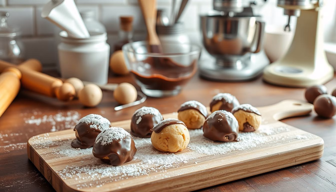 Baking techniques for bourbon balls