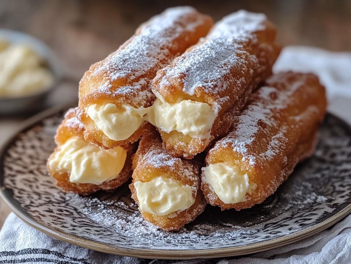 Bavarian Cream Filled Churros
