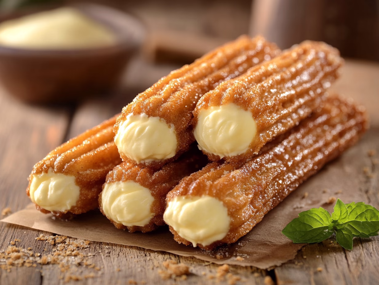 Bavarian Cream Filled Churros2 png