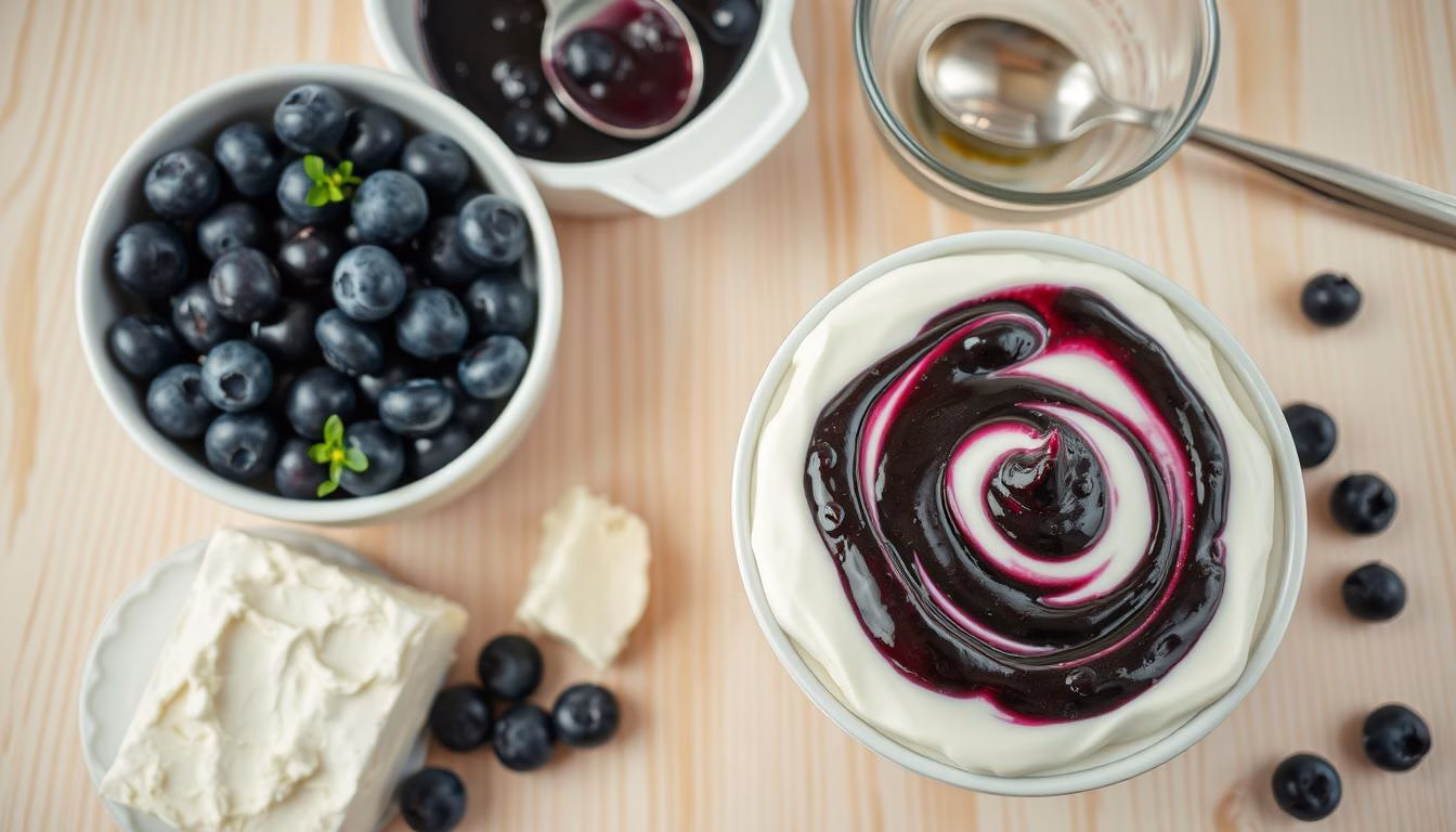 Blueberry Cheesecake Swirl Ingredients