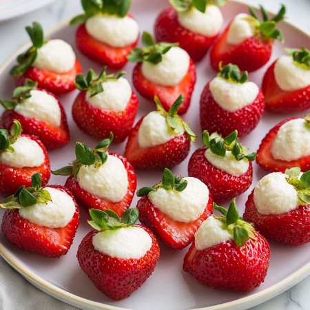 Cheesecake Deviled Strawberries Recipe