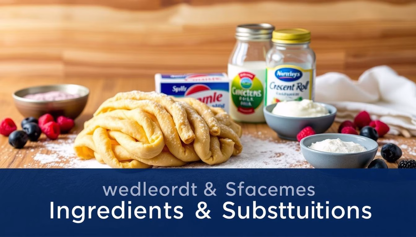 Crescent Roll Dessert Ingredients