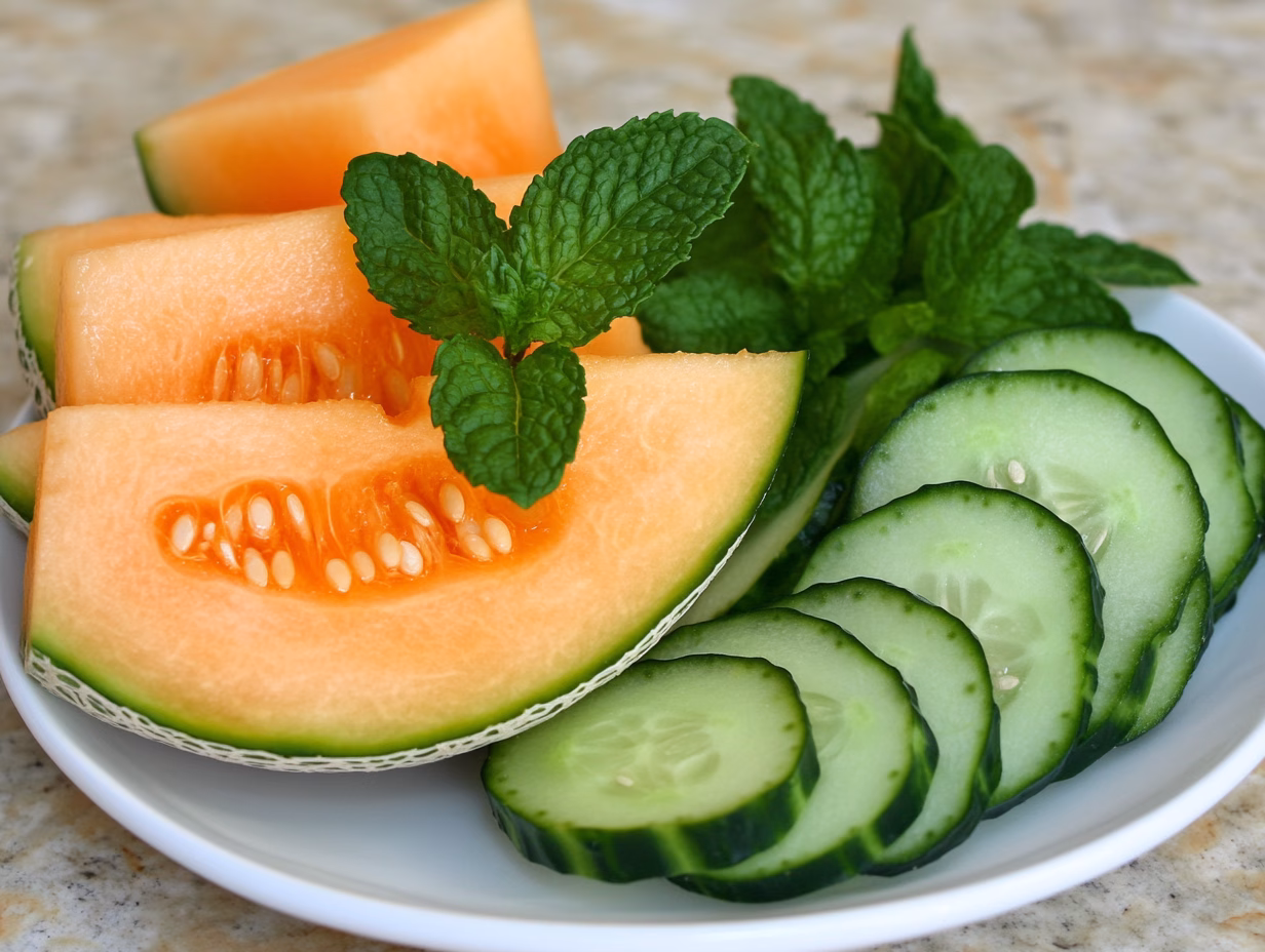 Cucumber Mint Melon Cooler