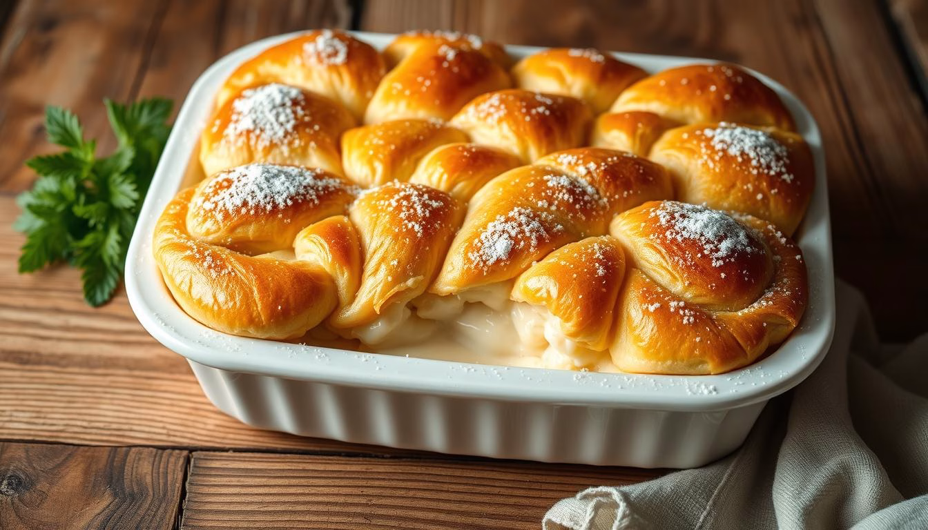 Easy Cheesecake Crescent Rolls Casserole Recipe