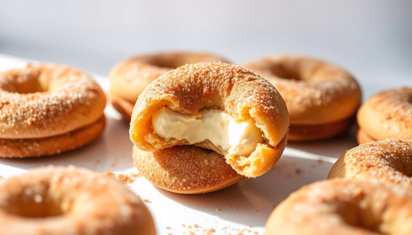 Easy Churro Cheesecake Donut Cookies Recipe