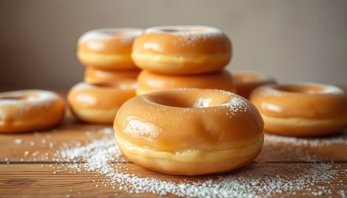Easy Homemade Vanilla Donuts Recipe