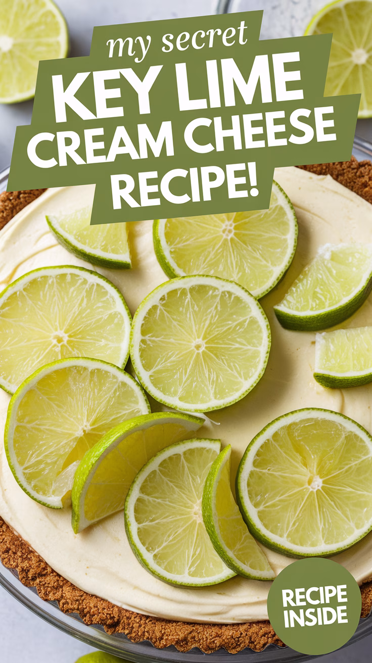 My Secret Key Lime Cream Cheese Pie Recipe png