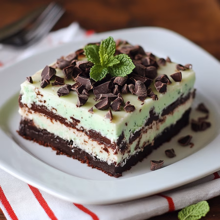 No-Bake Mint Chocolate Lasagna Recipe