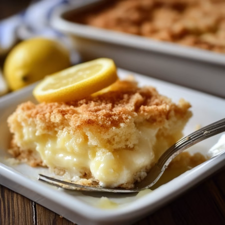 Quick & Delicious Lemon Cream Cheese Dump Cake Recipe