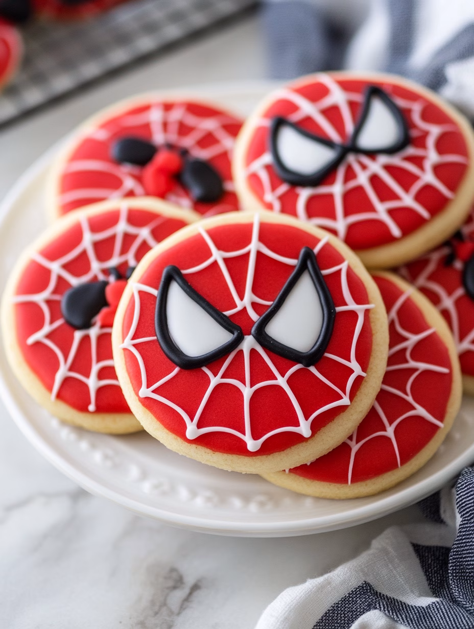 Spidey Sugar Cookies