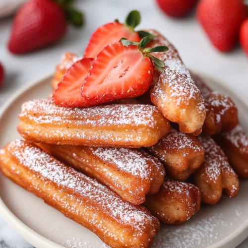 Strawberry Churro Dough