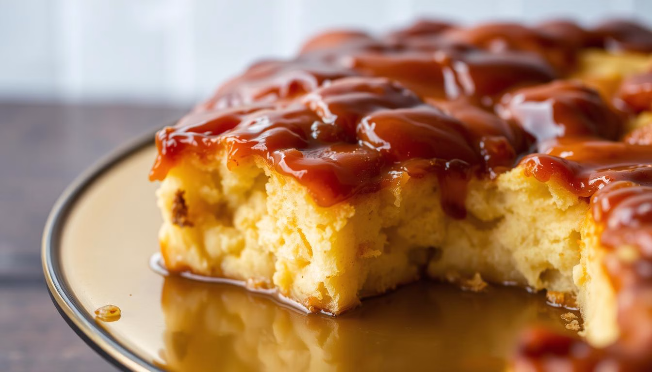 Whiskey-Glazed Bread Pudding