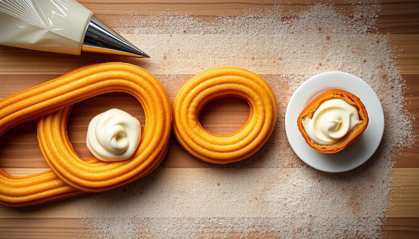 White Chocolate Cream Filled Churros Step-by-Step Guide