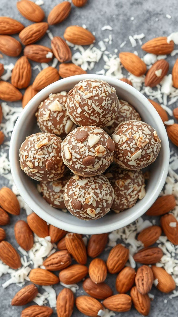 almond joy energy bites 1