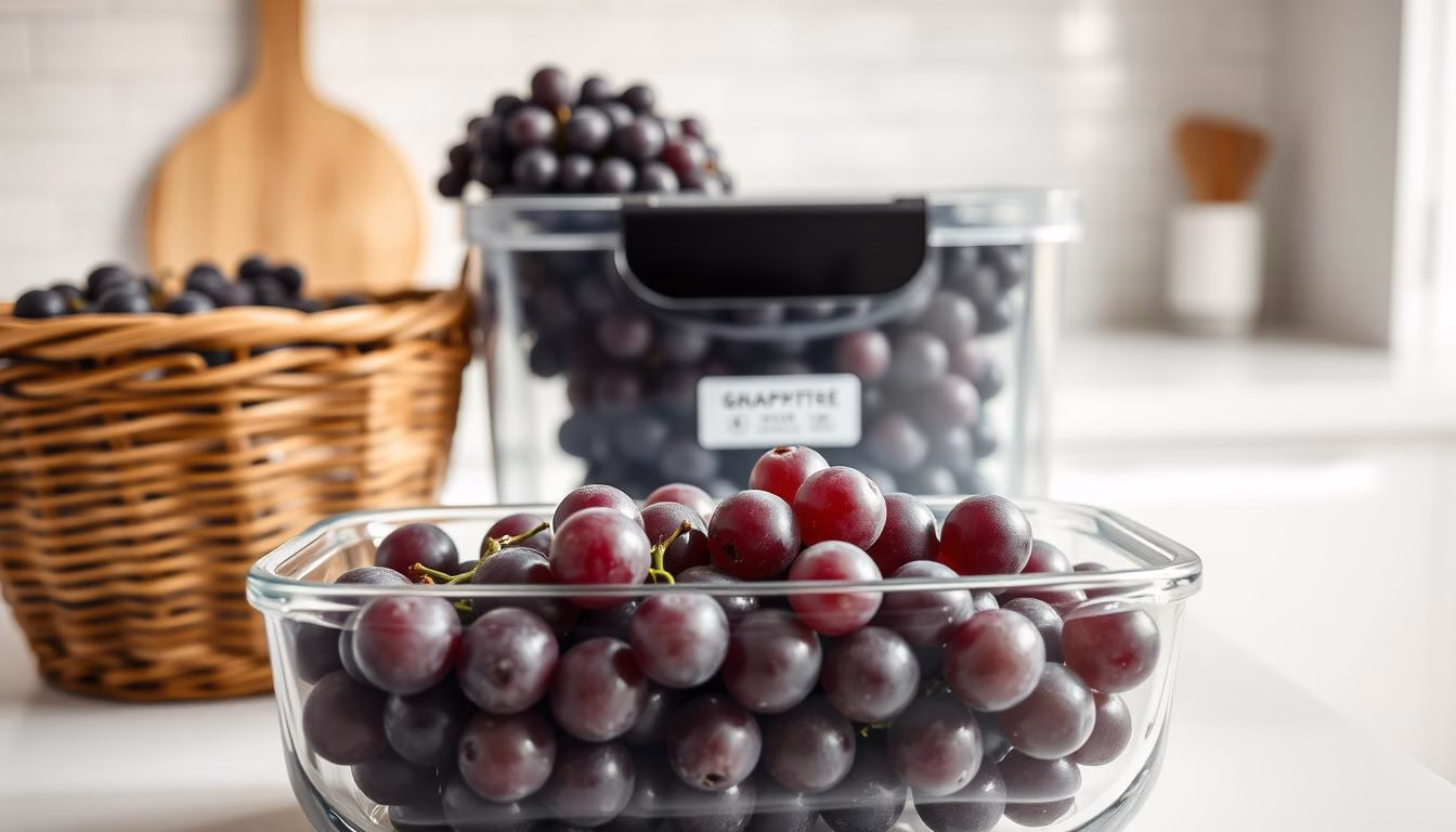 best way to keep grapes