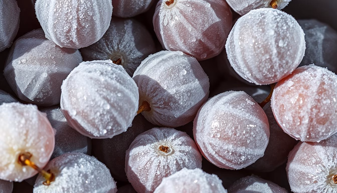 frozen grapes