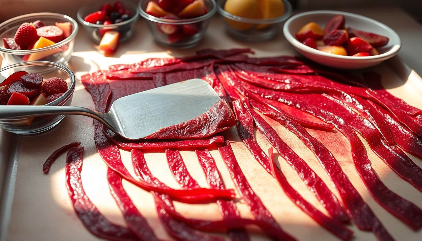 fruit leather preparation
