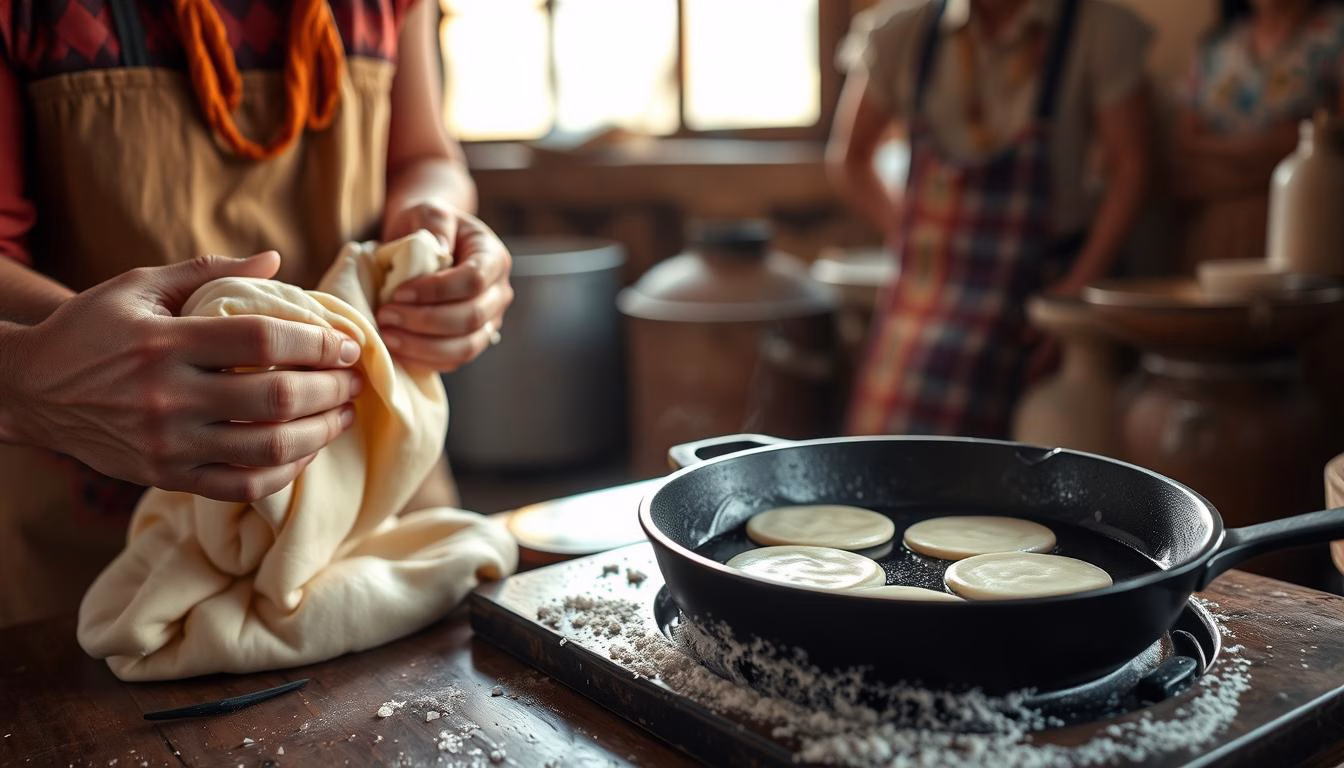 fry bread making process
