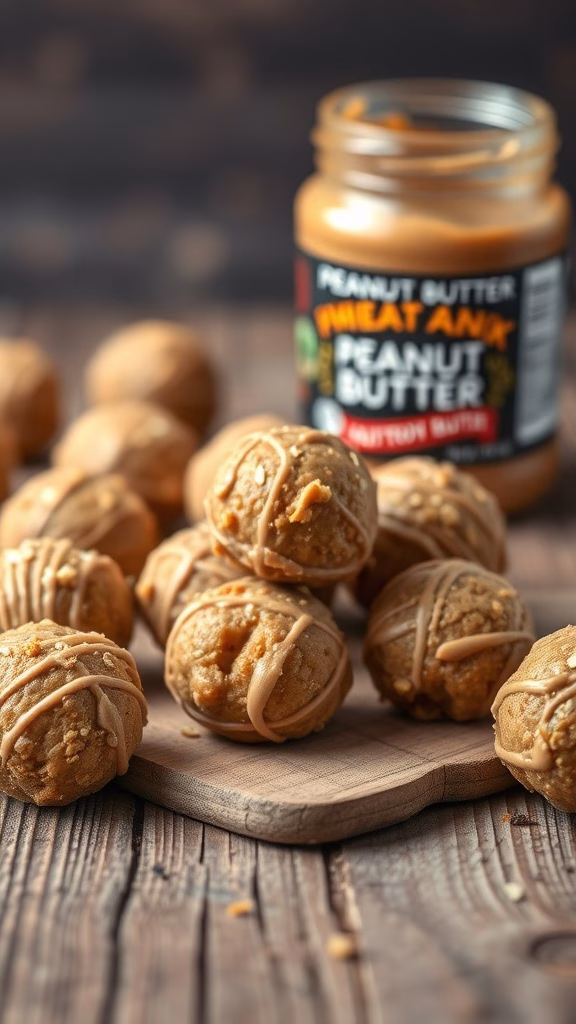 peanut butter protein balls 1